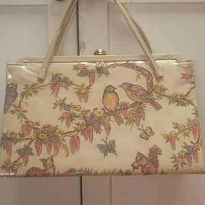 1950s EUC SOURE' BAG Bird Purse